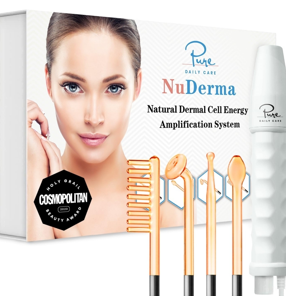 Pure Daily Care NuDerma Skin Therapy Wand Machine, Anti-aging